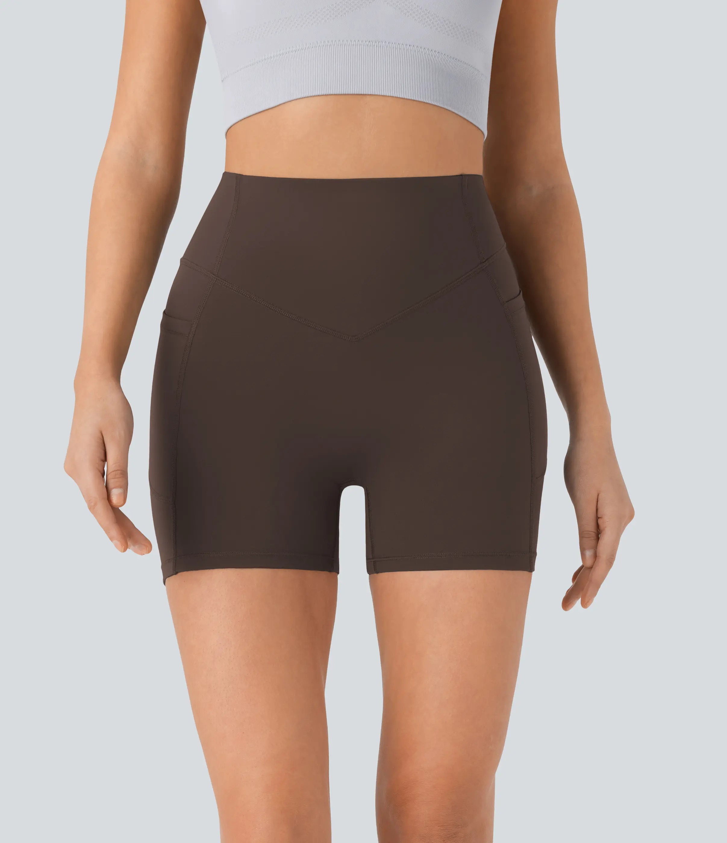 Women's High Waisted Sculpting Biker Shorts