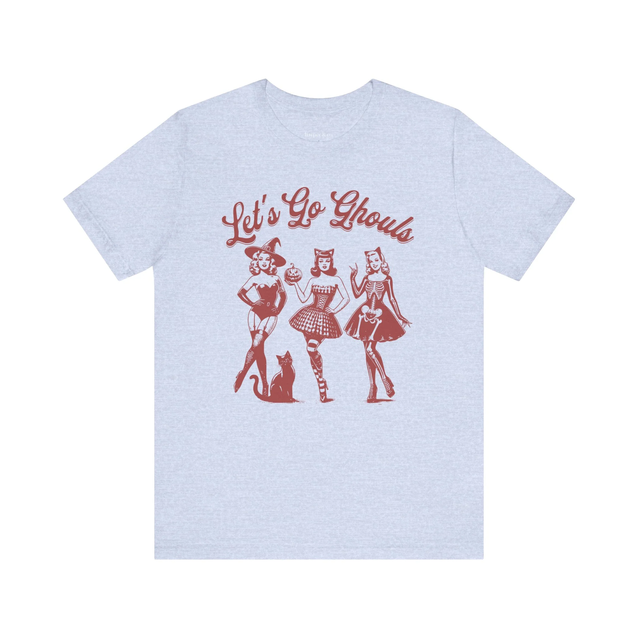 Let's Go Ghouls Bella Canvas Unisex Jersey T-Shirt - Multiple Colors