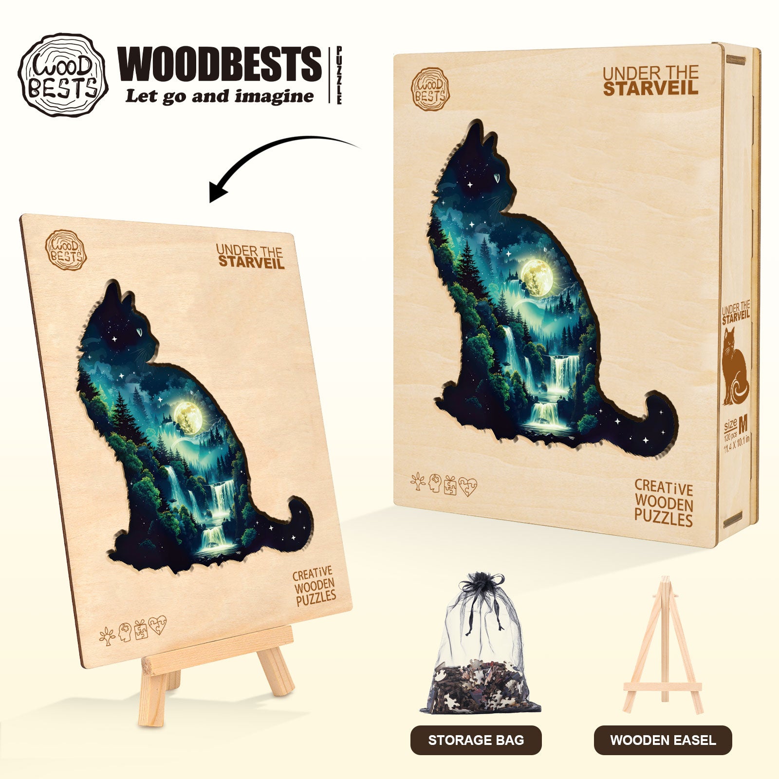 Under The Starveil Wooden Jigsaw Puzzle