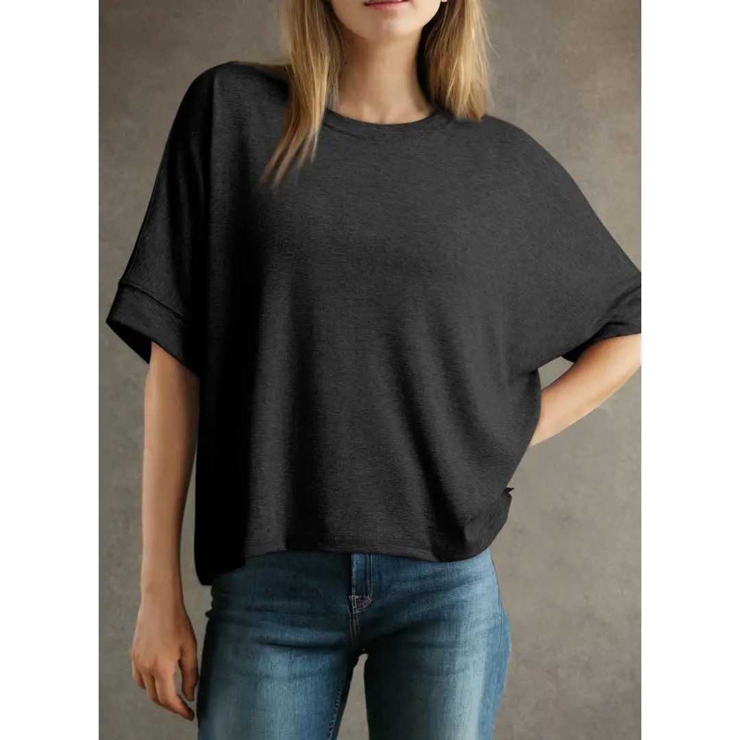 Women's Relaxed Oversized Soft Basic Tee