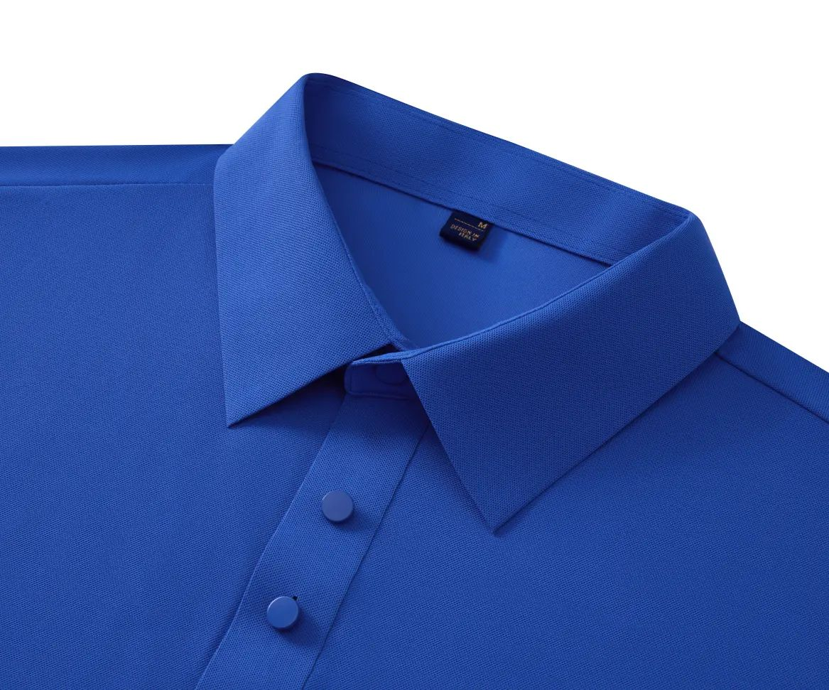 Men's Pique Polo Shirt Dry Fit Golf Shirts Short Sleeve Moisture Wicking Slightly Stretchy Casual Business Wear