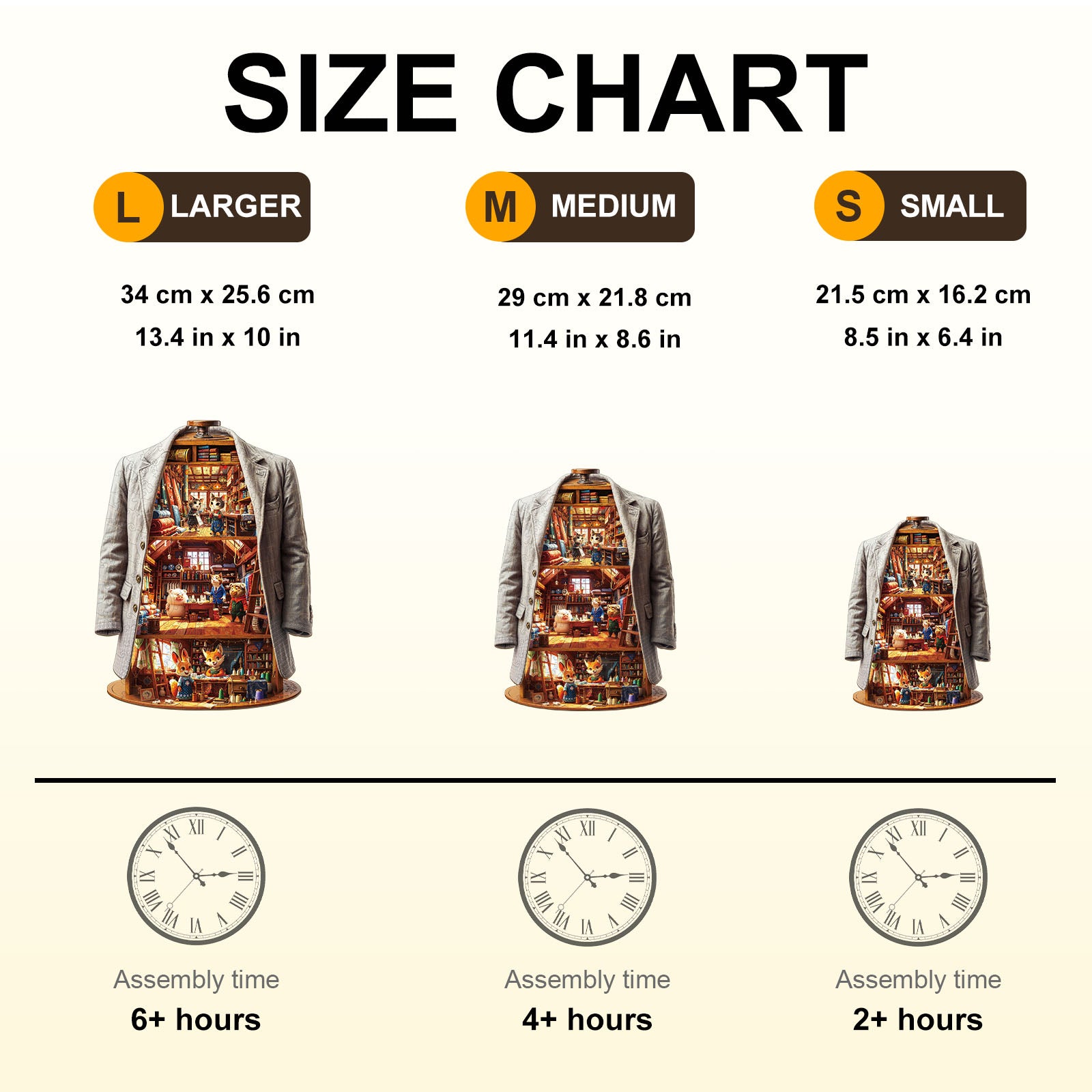 Blissful Wardrobe Wooden Jigsaw Puzzle