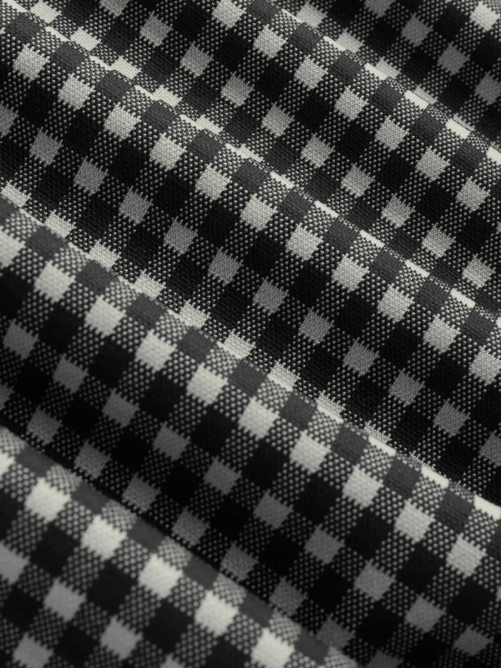 Boat Neck Gingham Bowknot Ruched Long Sleeve Top