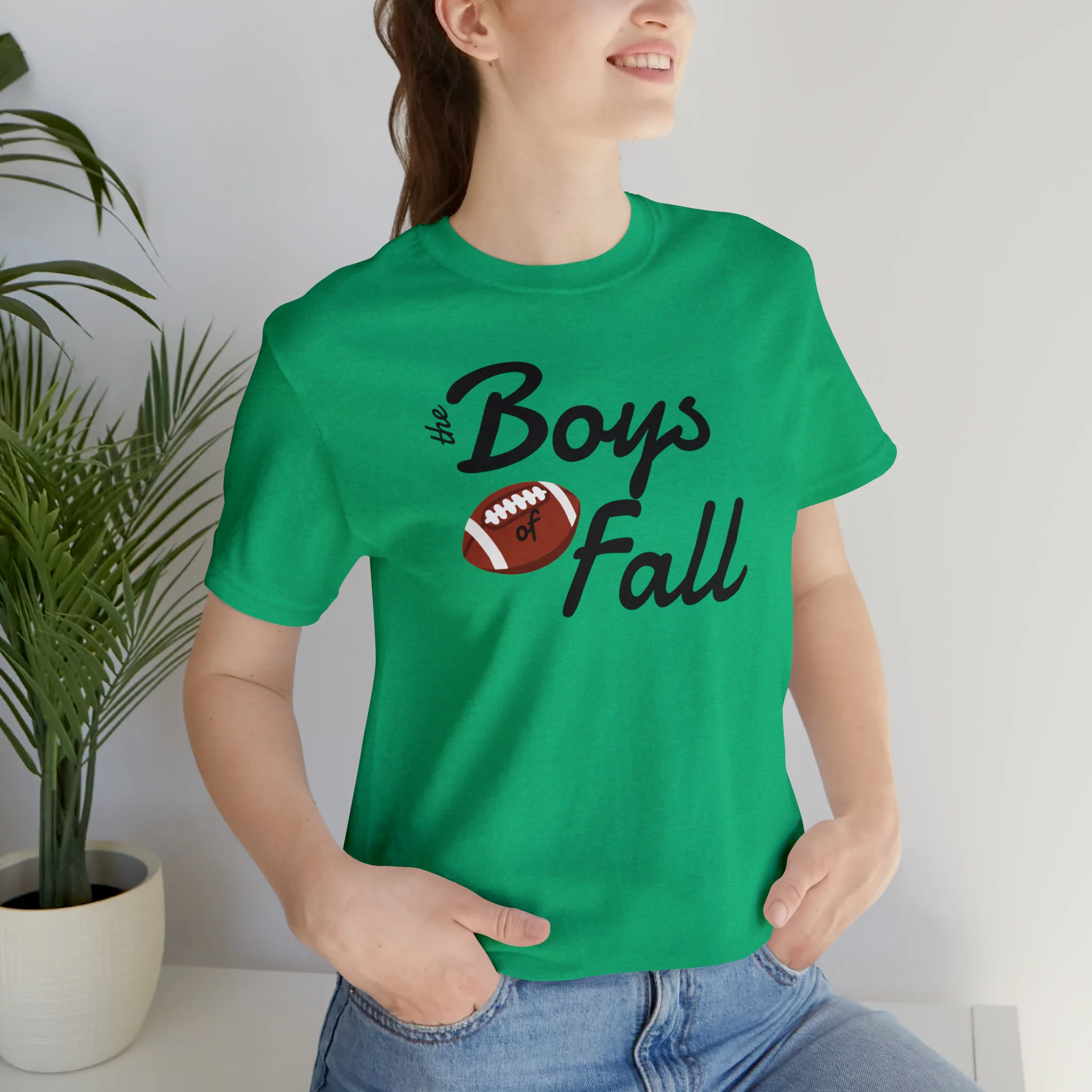 Boys of Fall Football Patch Unisex Softstyle T-Shirt