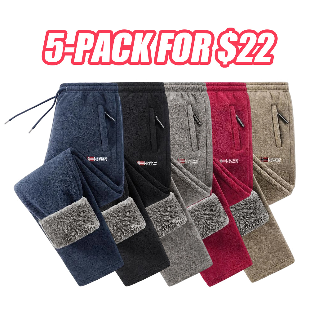 Men's Fleece Lined Casual Jogging Pants