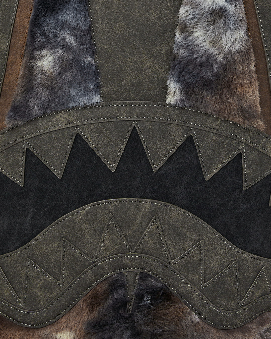 FOUNDATION DAYS FUR COAT SHARK BACKPACK