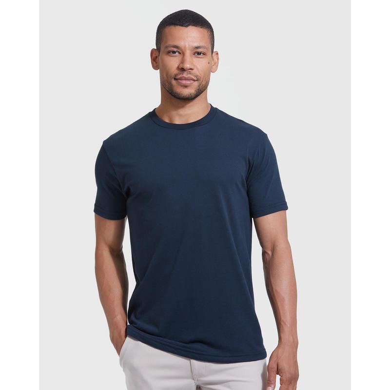 Men’s Short Sleeve Crew Neck T-Shirt – Premium Fit for Everyday Comfort, Casual Streetwear, Workwear, or Men Gifts