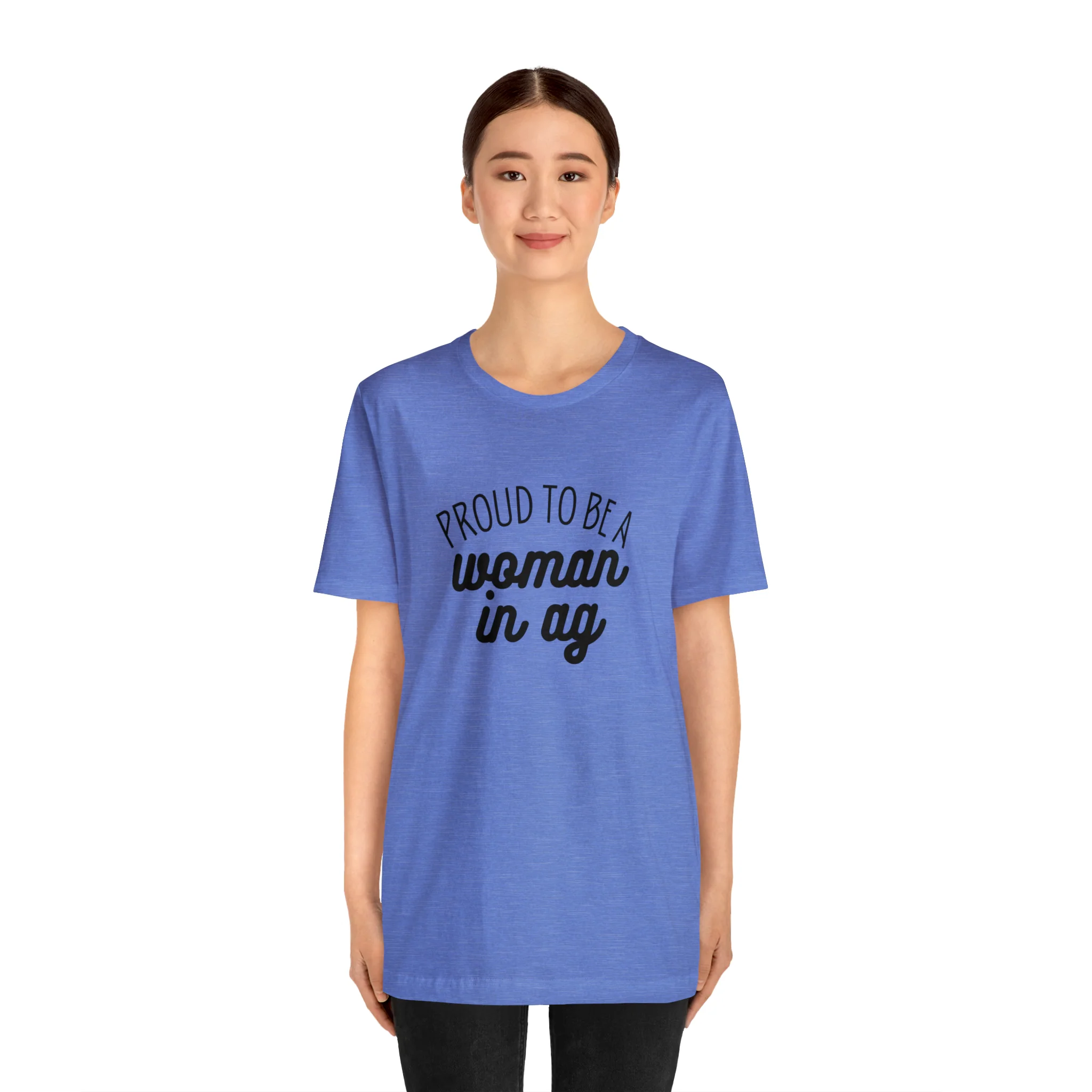 Woman in Ag Unisex Jersey Short Sleeve Tee