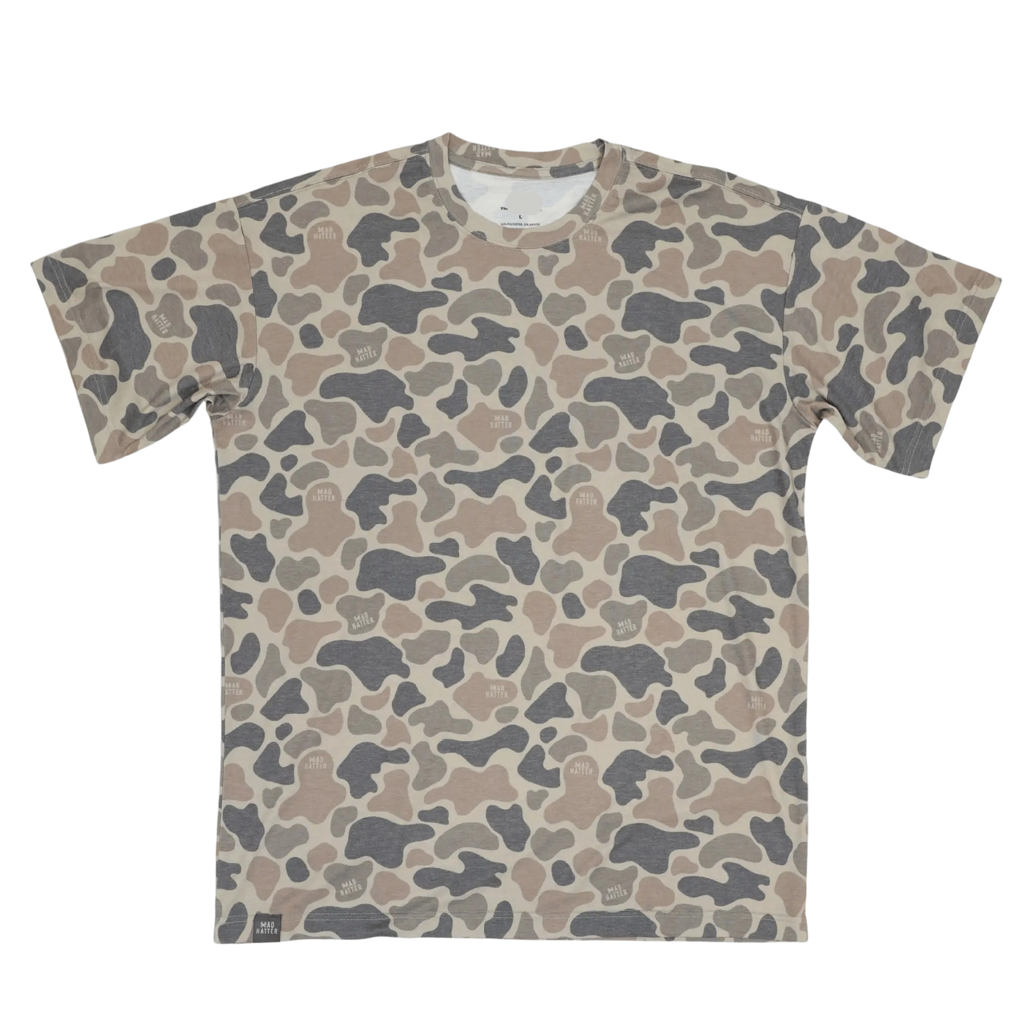 Camo Blank ShortSleeve TShirt Casual Streetwear
