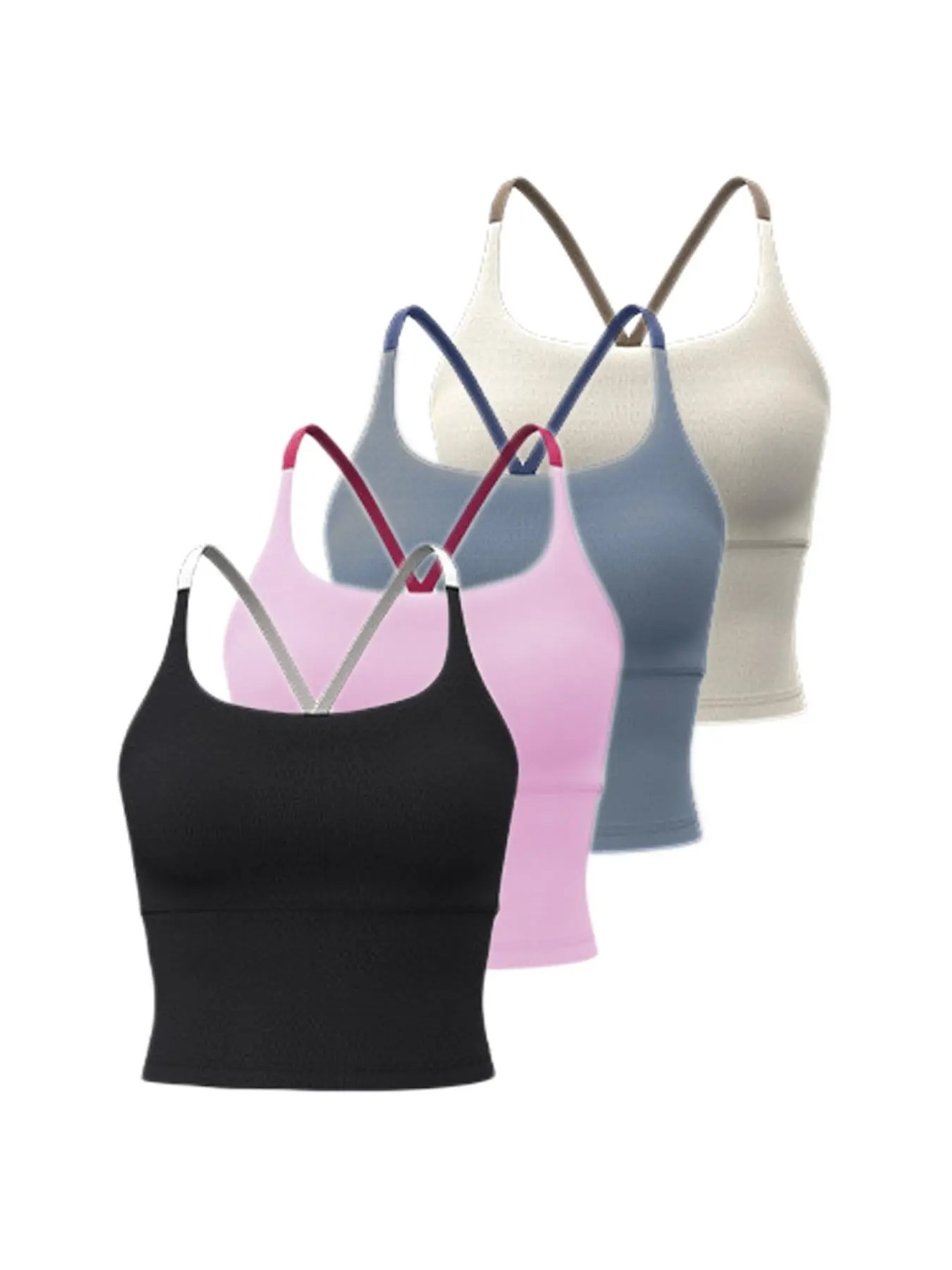 🔥Women’s Criss Cross Sports Bra – Comfortable & Durable Active Crop Top
