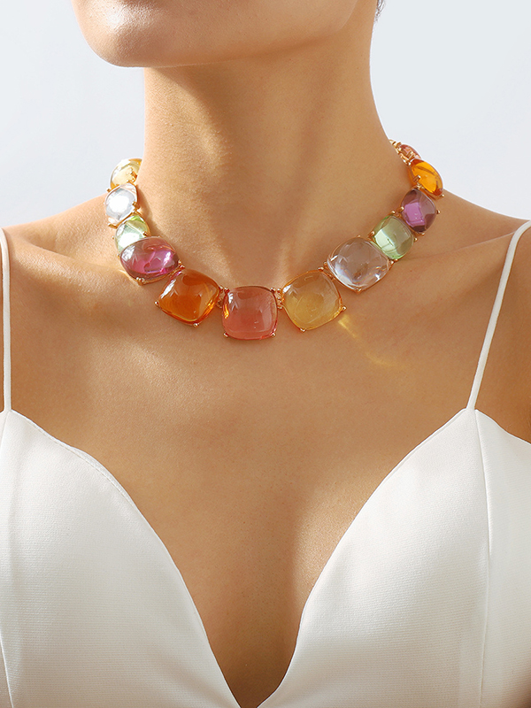 Geometric Necklaces Accessories Dainty Necklace