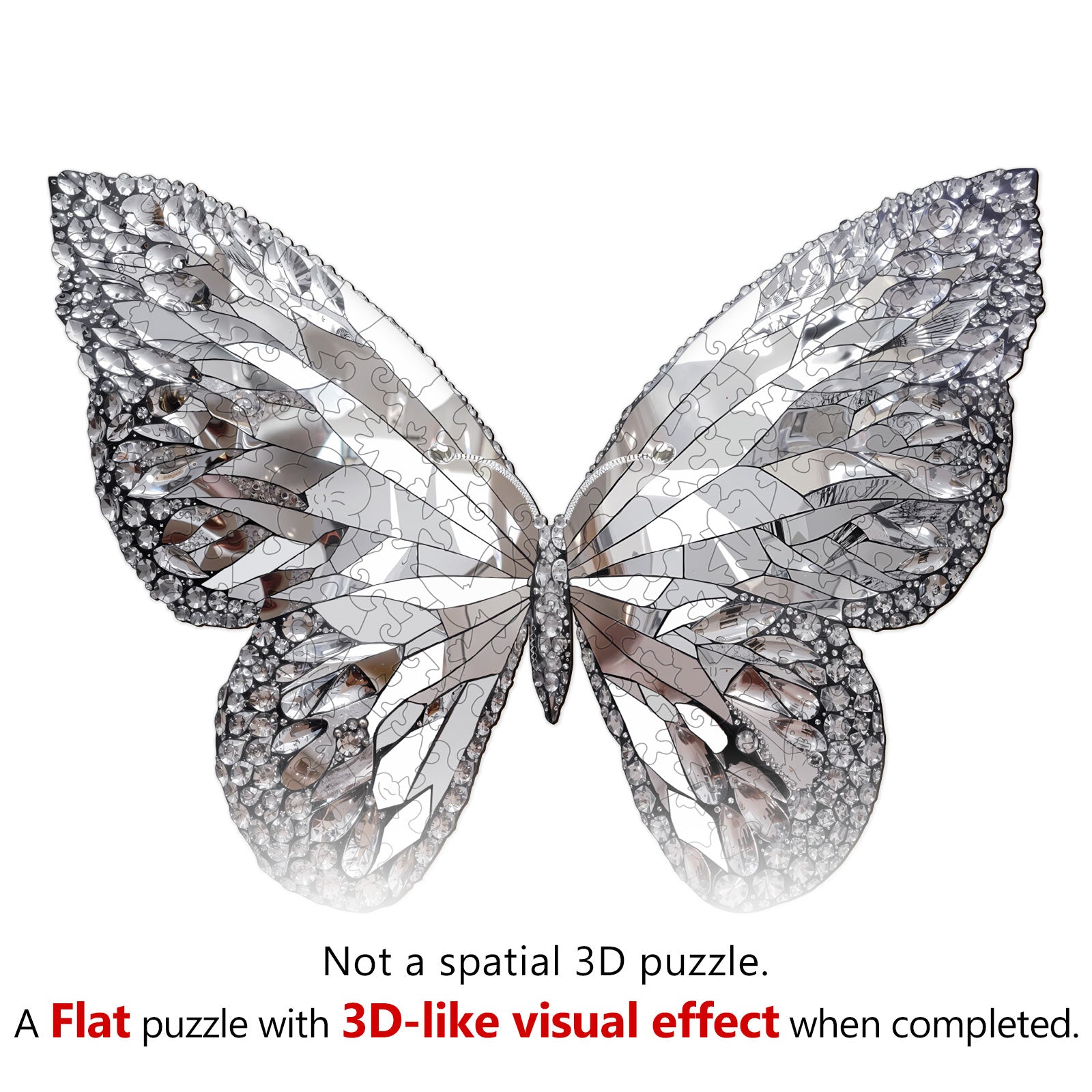 Rebirth Butterfly Wooden Jigsaw Puzzle