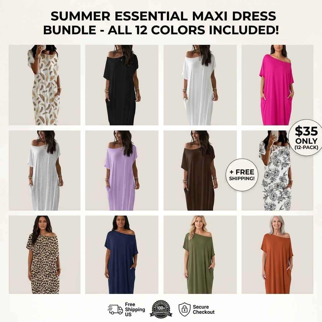 Women's Batwing Sleeve Lounge Dress