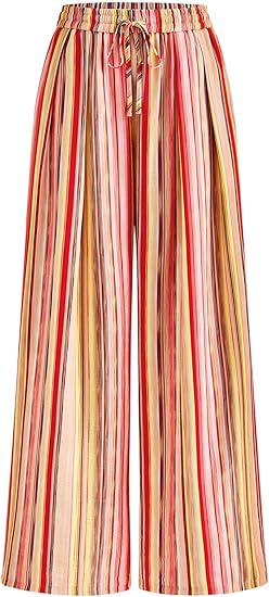 🔥Women’s Striped Palazzo Trousers