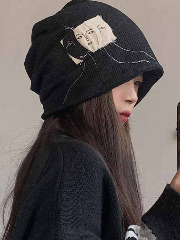 Original Casual Cool Applique Knitting Hat