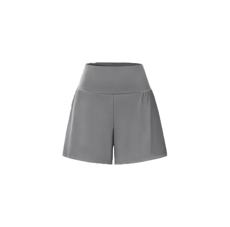 Women‘s High-Waisted  Yoga Shorts with Back & Side Pockets