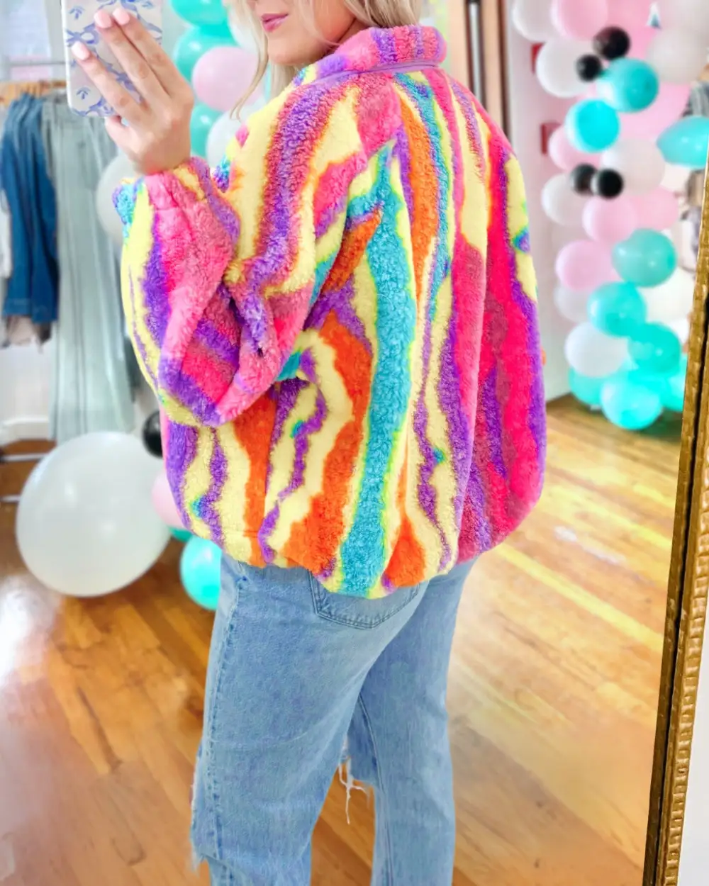 Colorful Teddy Jacket