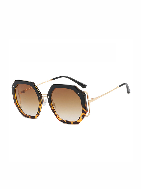 Geometric Sun-Protection Sunglasses Accessories