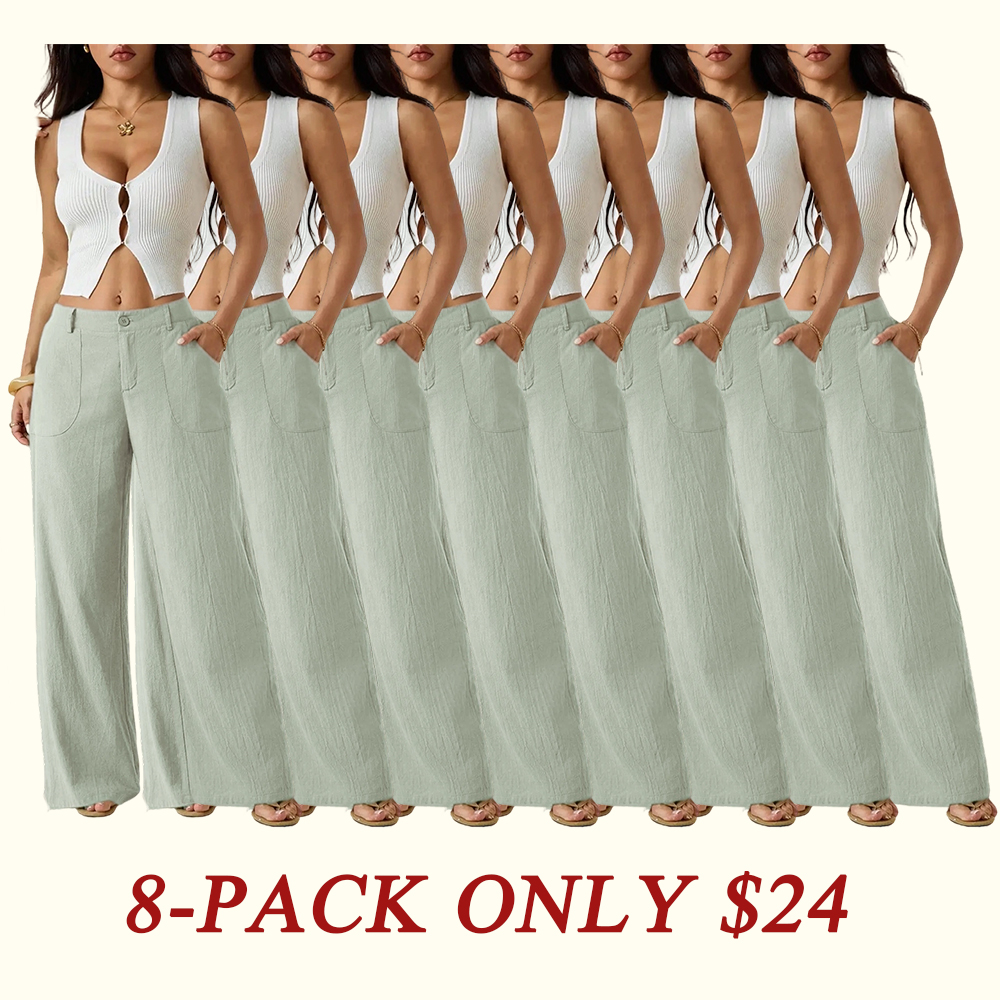Women's Classical Linen Palazzo Pants🌿