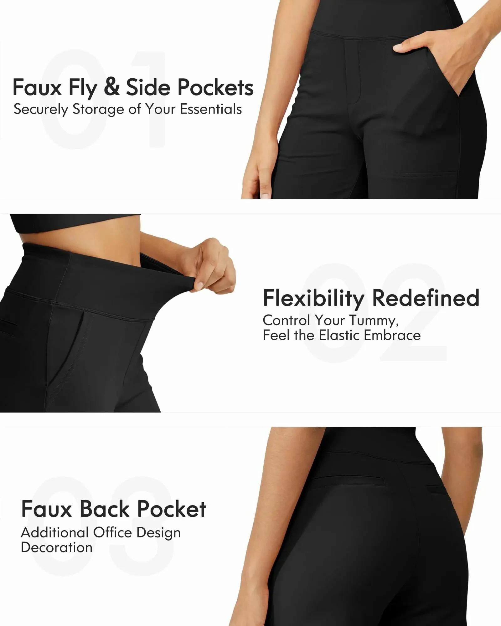 Capri Pants for Women Wide Leg Yoga Dress Cropped Pants Capri Leggings with Pockets for Casual Summer