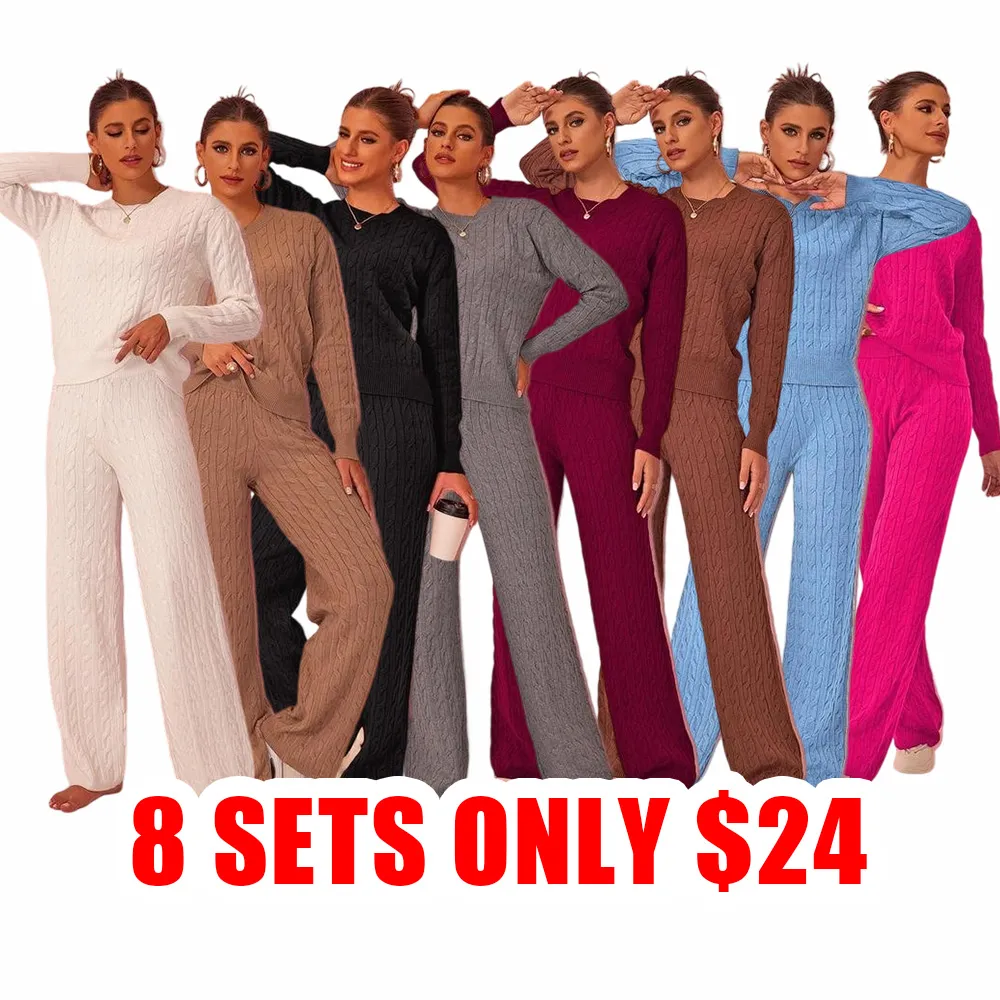 Cozy Women’s Cable-Knit Lounge Set