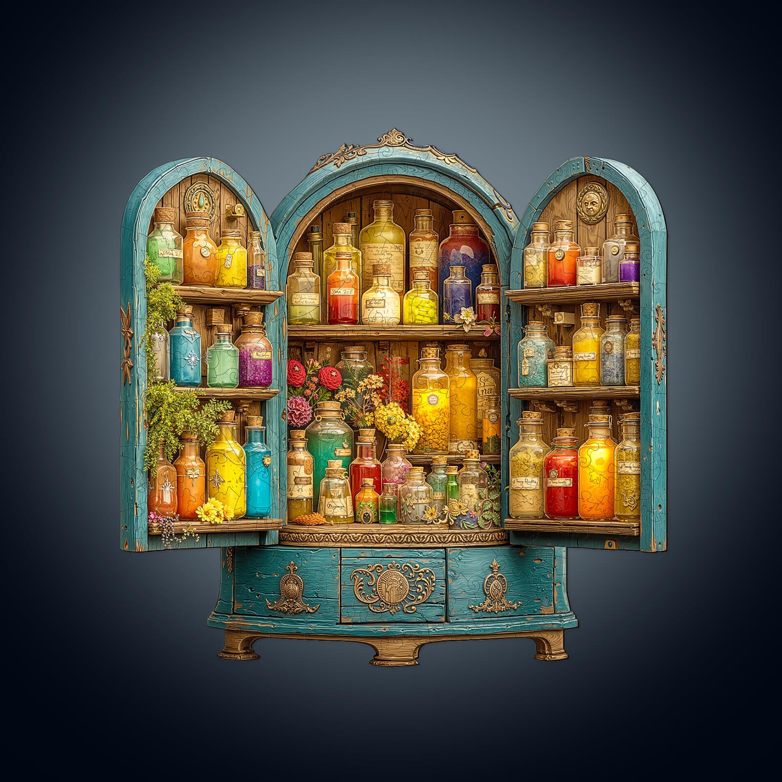 Magic Cabinet Wooden Jigsaw Puzzle