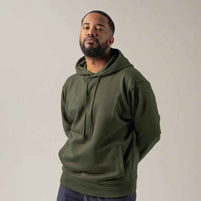 Men’s Waterproof Stain-Resistant Heavyweight Fleece Hoodie (11.3 oz Softshell)