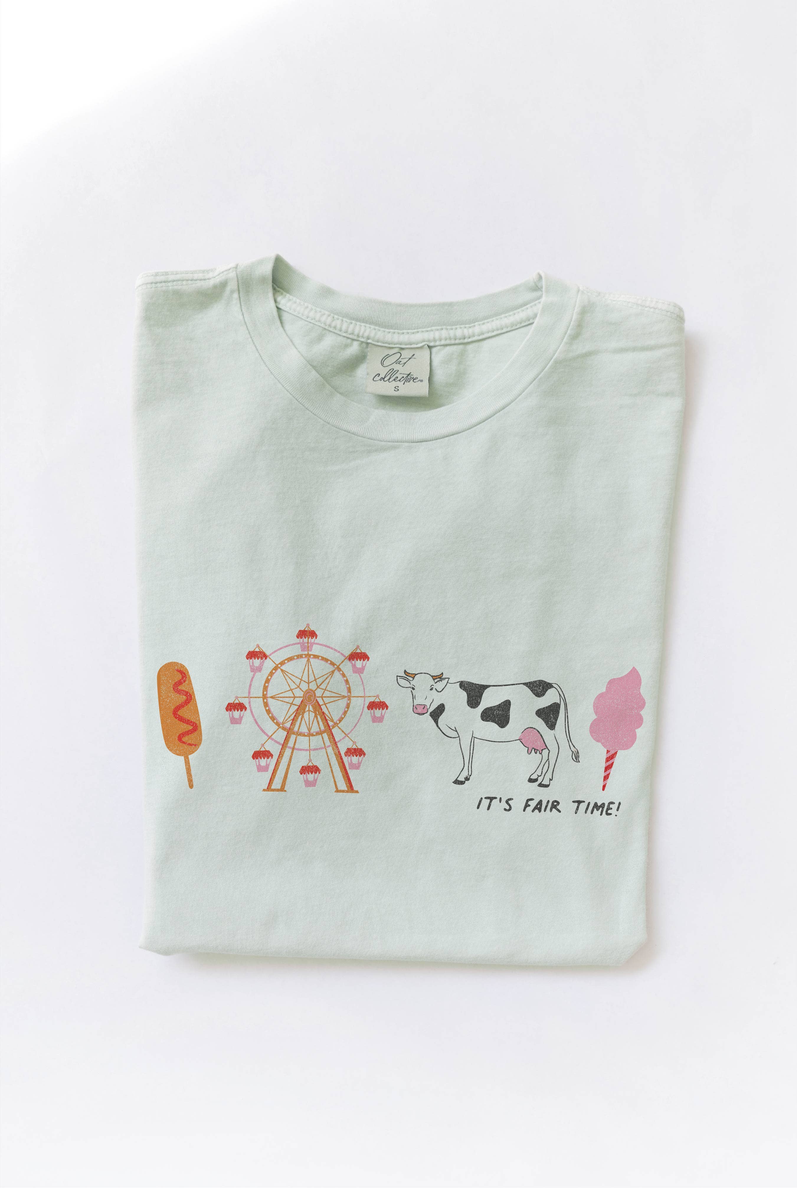 IT'S FAIR TIME! Mineral Washed Graphic Top