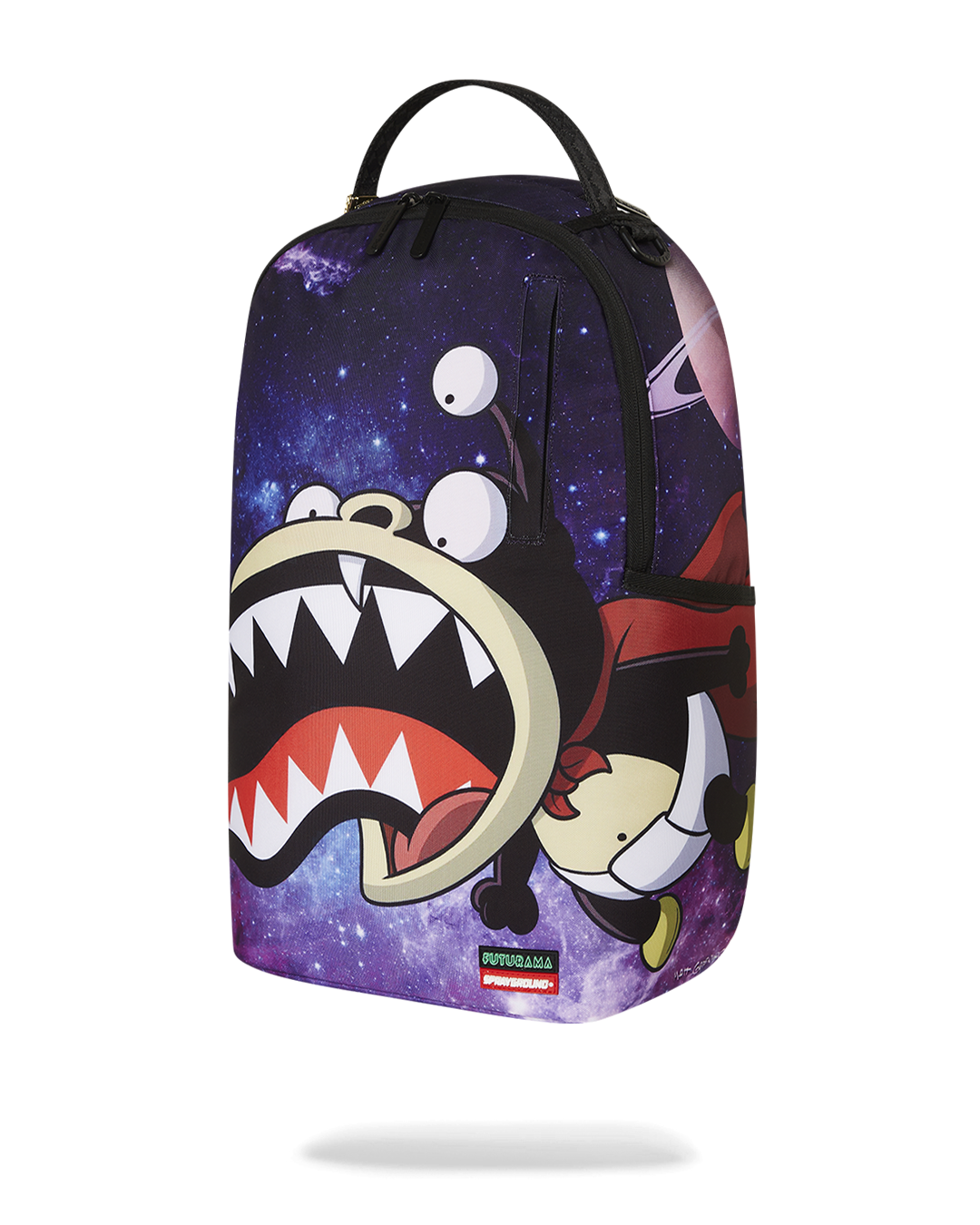 FUTURAMA NIBBLER EAT SHARK DLXR BACKPACK