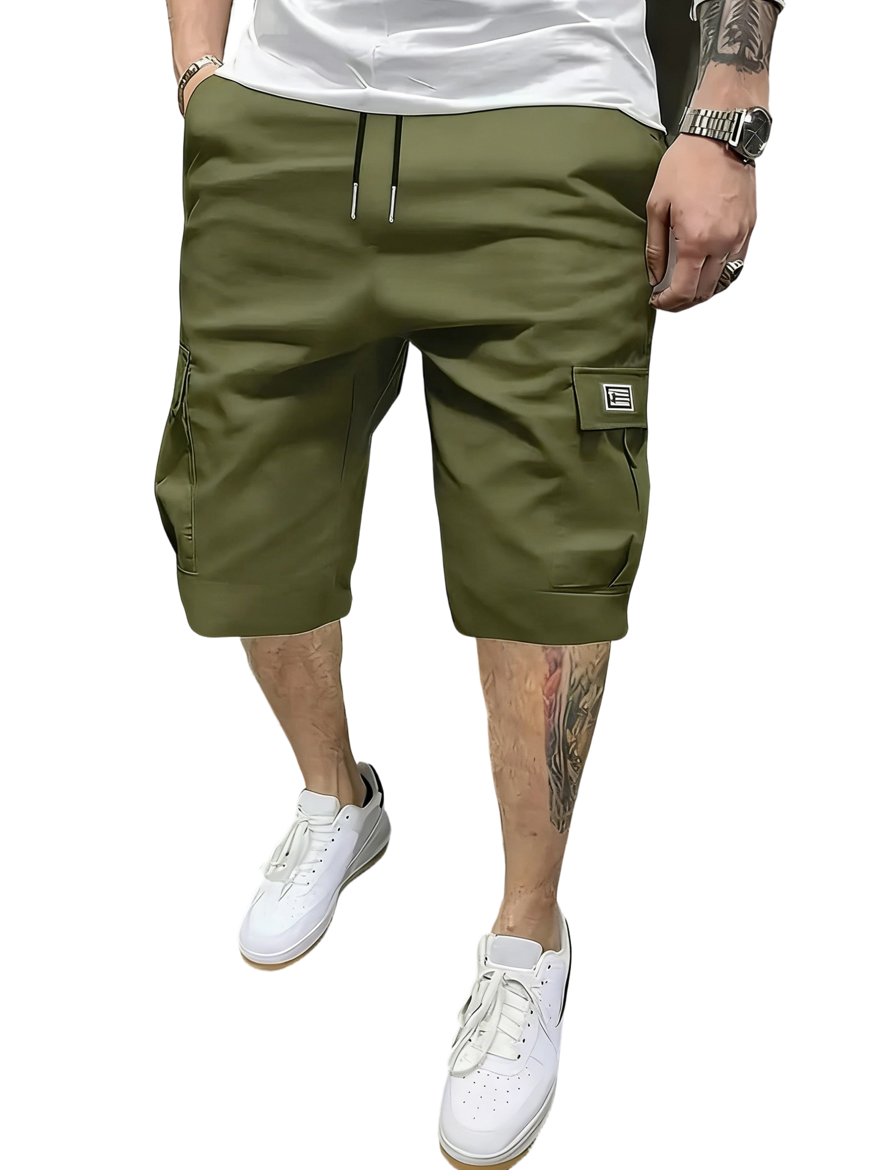 Men's Shorts with Slanted Pockets - Casual Multi-Pack