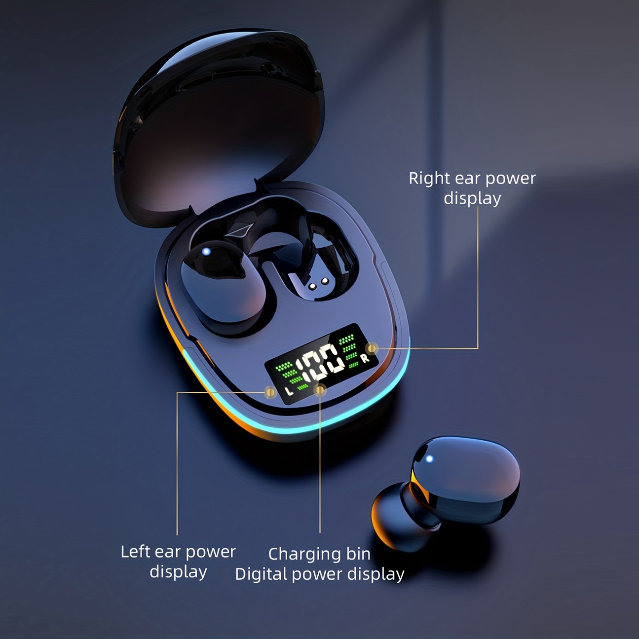 True Wireless Stereo Earbuds Gaming Hands-Free Earphones