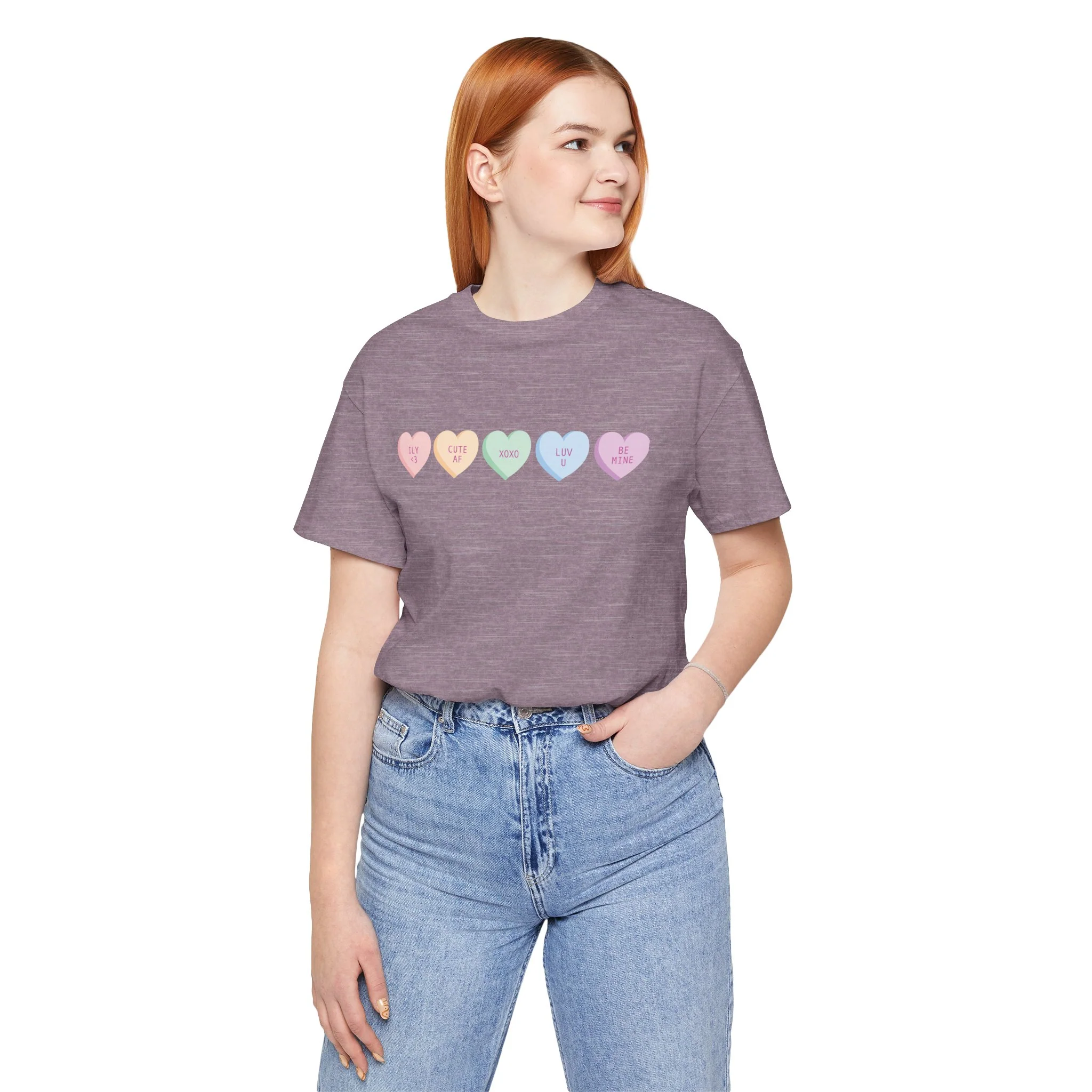 Convo Hearts Unisex Jersey Short Sleeve Tee