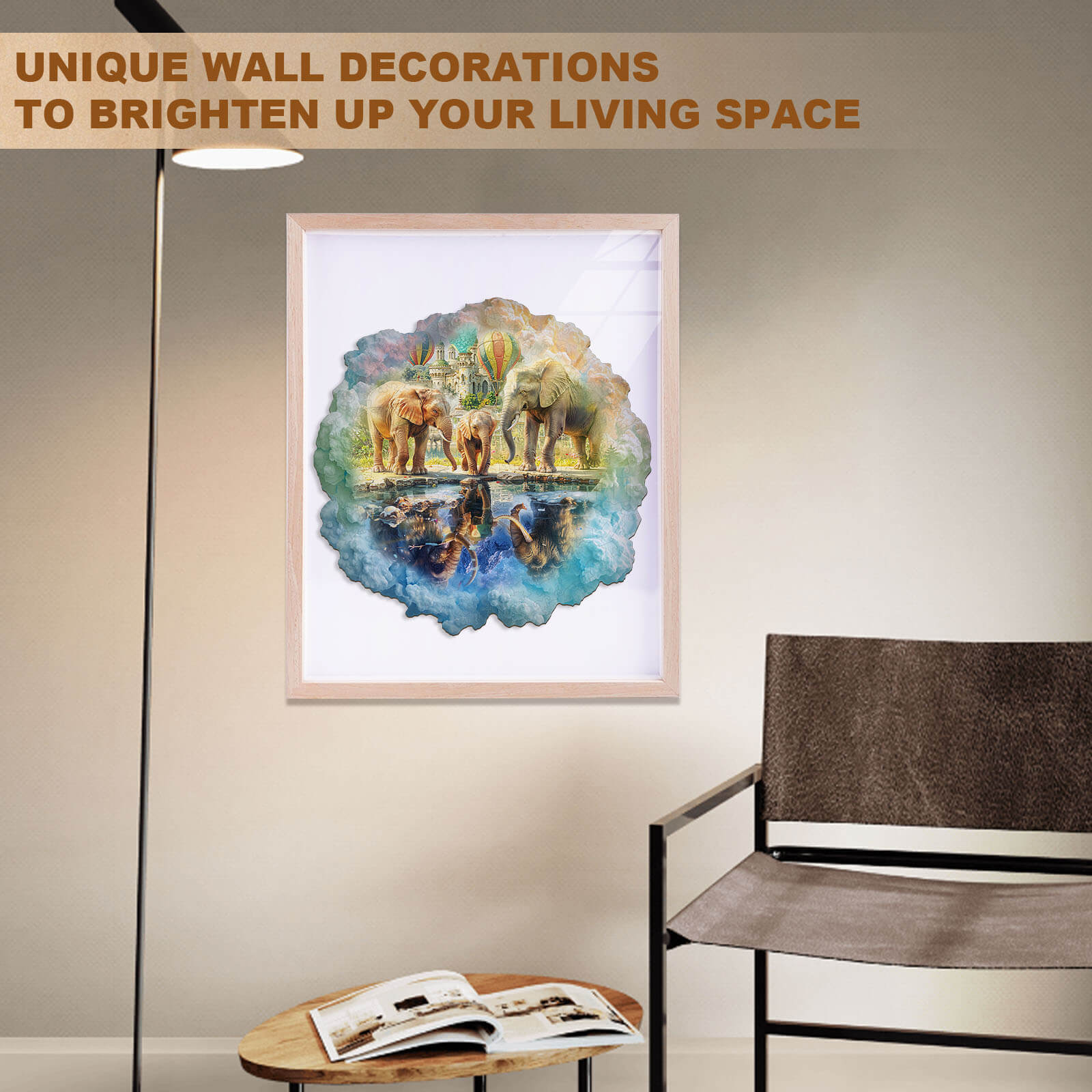 Mammoth—My wish Wooden Jigsaw Puzzle