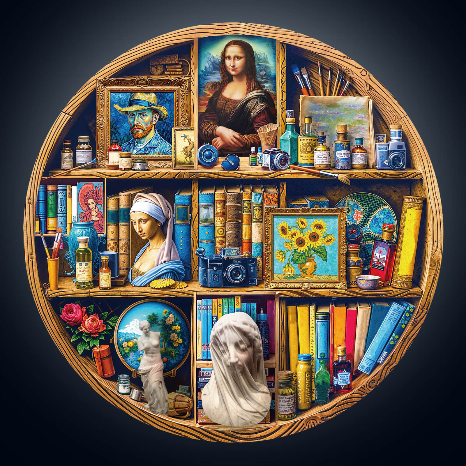 Artist Closet Wooden Jigsaw Puzzle