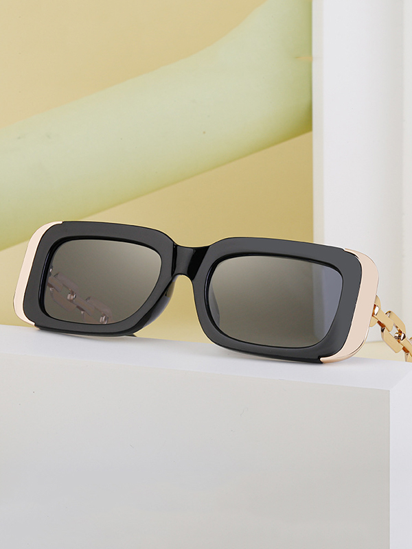 Geometric Sun-Protection Sunglasses Accessories