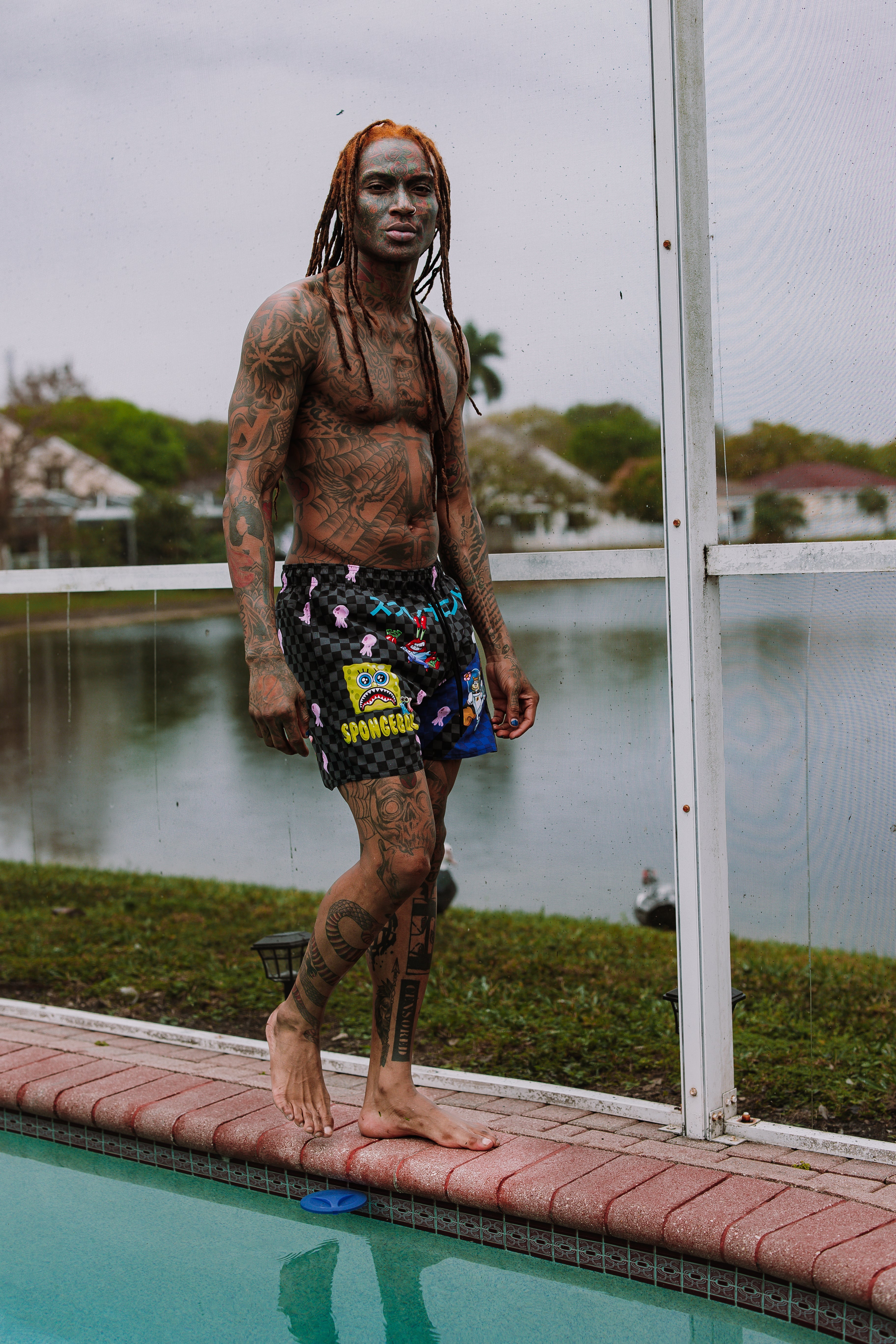 SPONGEBOB TOKYO BUBBLE SWIM SHORTS