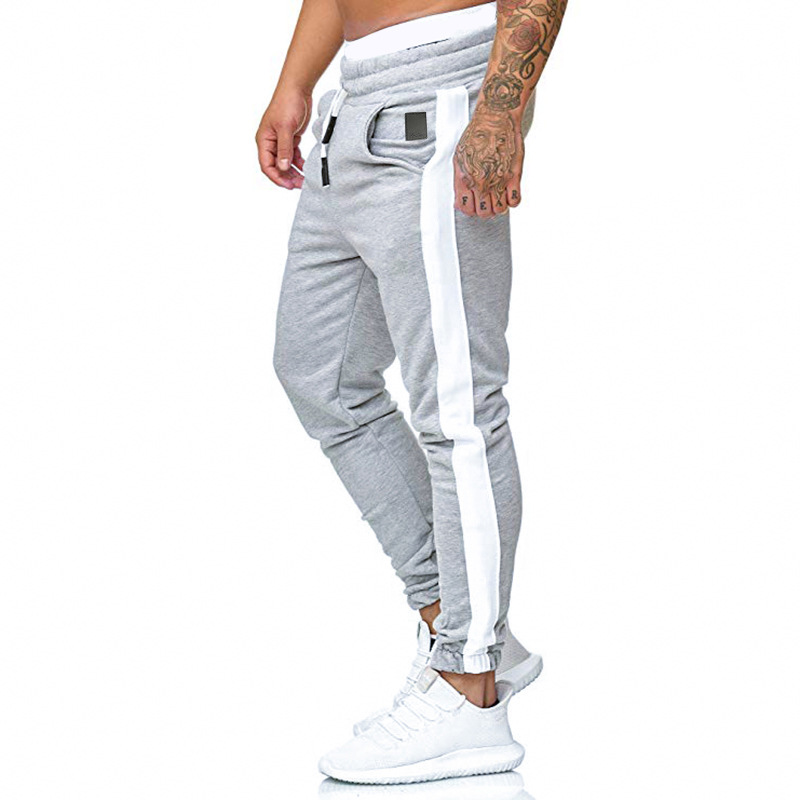 Men'S Patchwork Pocket Casual Knitted Trousers