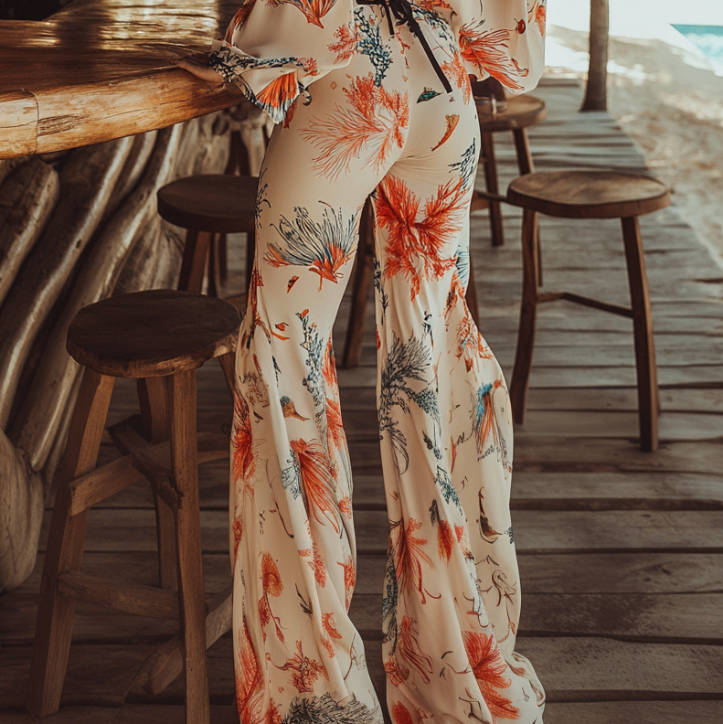 Ladies Backless Casual Jumpsuit 0775