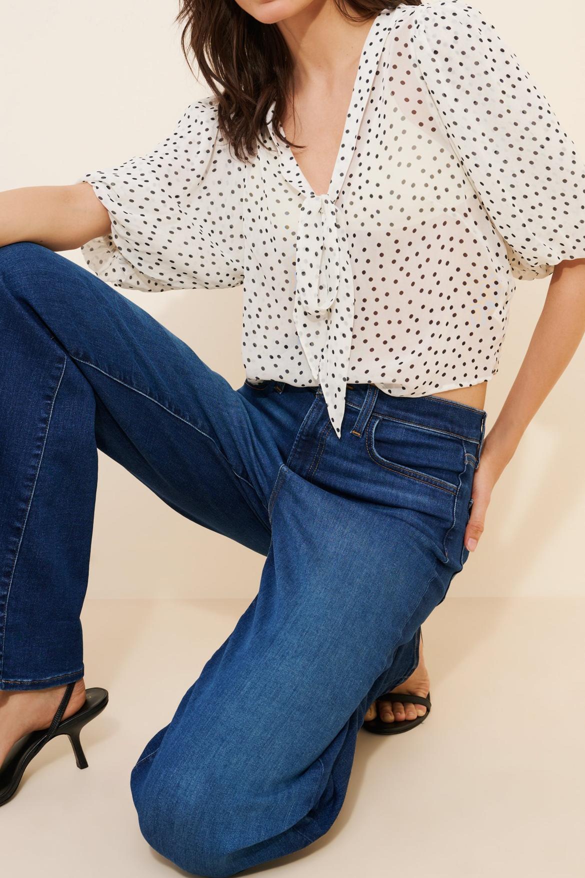 High-Rise Wide-Leg Relaxed Jeans