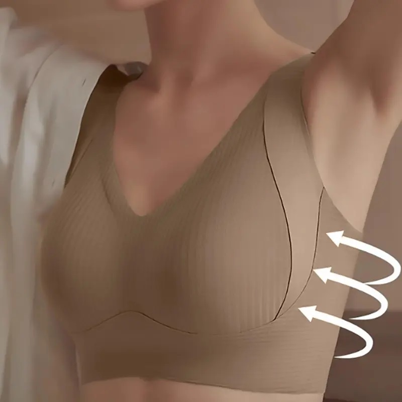 💖 Women's Wireless Push-Up Comfort Bra – 4-Pack