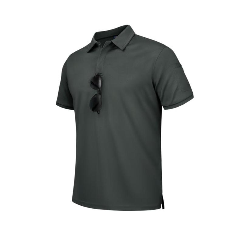 Mens Golf Polo Shirts Short Sleeve Dry Fit Moisture Wicking Casual Tennis Polos Print Collared Shirt
