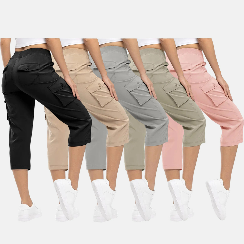Women’s Lightweight Quick-Dry Capri Cargo Pants