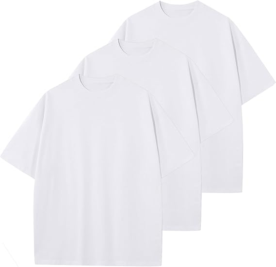 Men’s Oversized Cotton Crewneck T-Shirt (Unisex Fit)