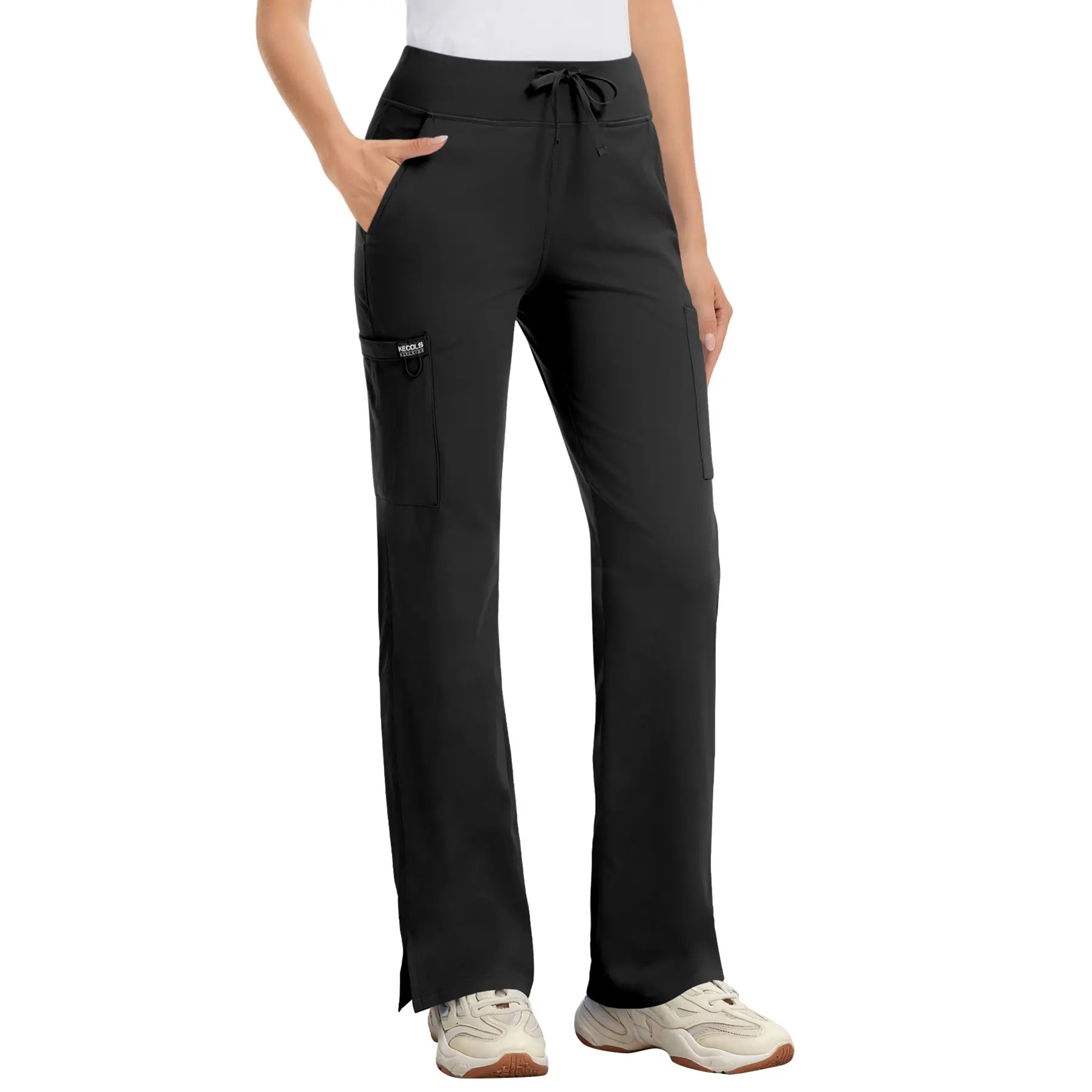 👖 Women’s High-Rise Stretch Scrub Pants – 5 Pocket Medical Work Pants