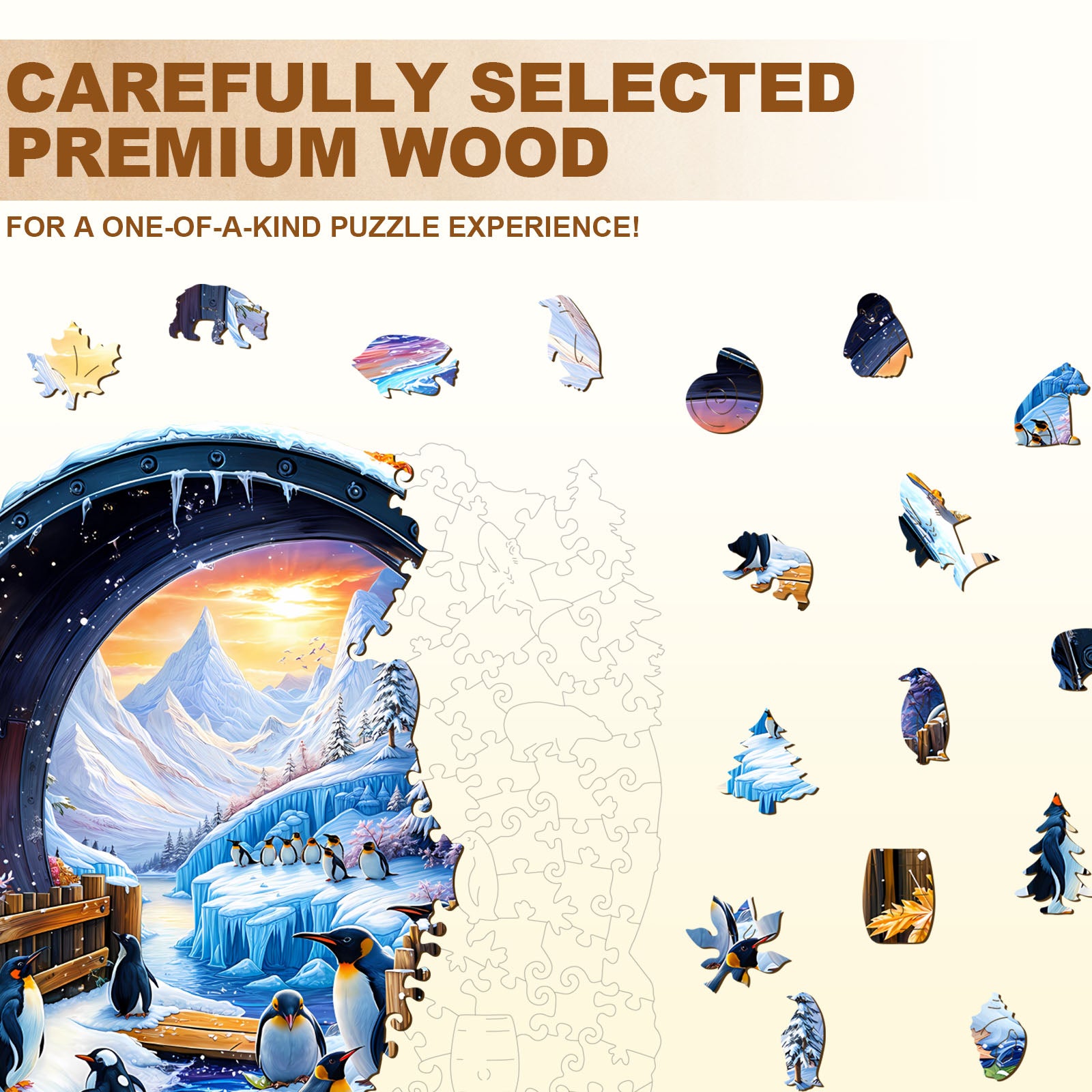 Winter Fairy Tale  Wooden Jigsaw Puzzle