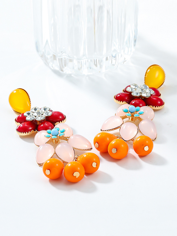 Geometric Drop Earrings