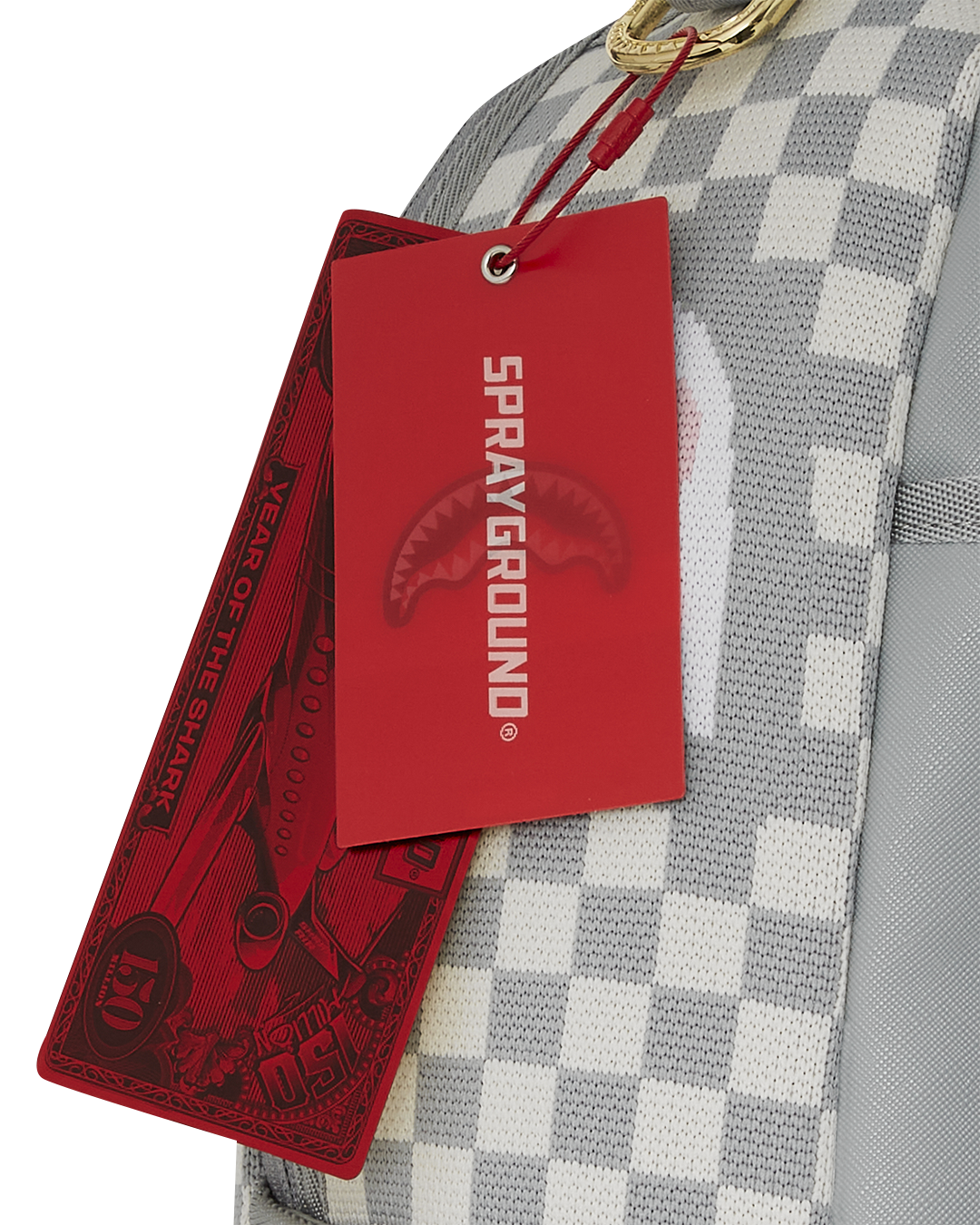 KNIT SHARKS IN PARIS IN CREAM DLX BACKPACK