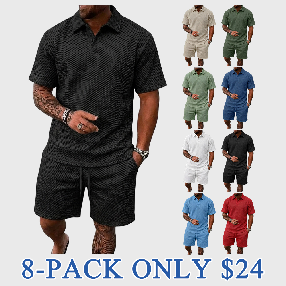 Men's Summer 2 Piece Athletic Casual Set