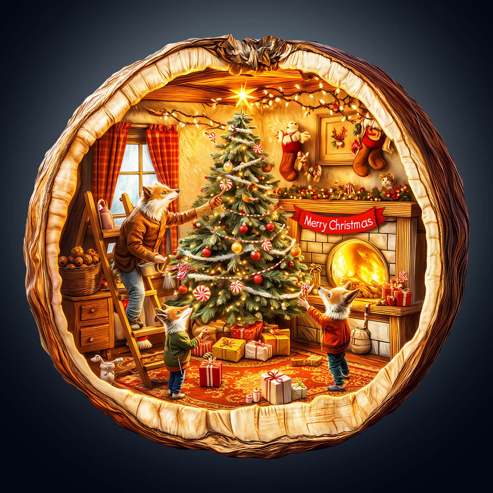 Fox House Wooden Jigsaw Puzzle