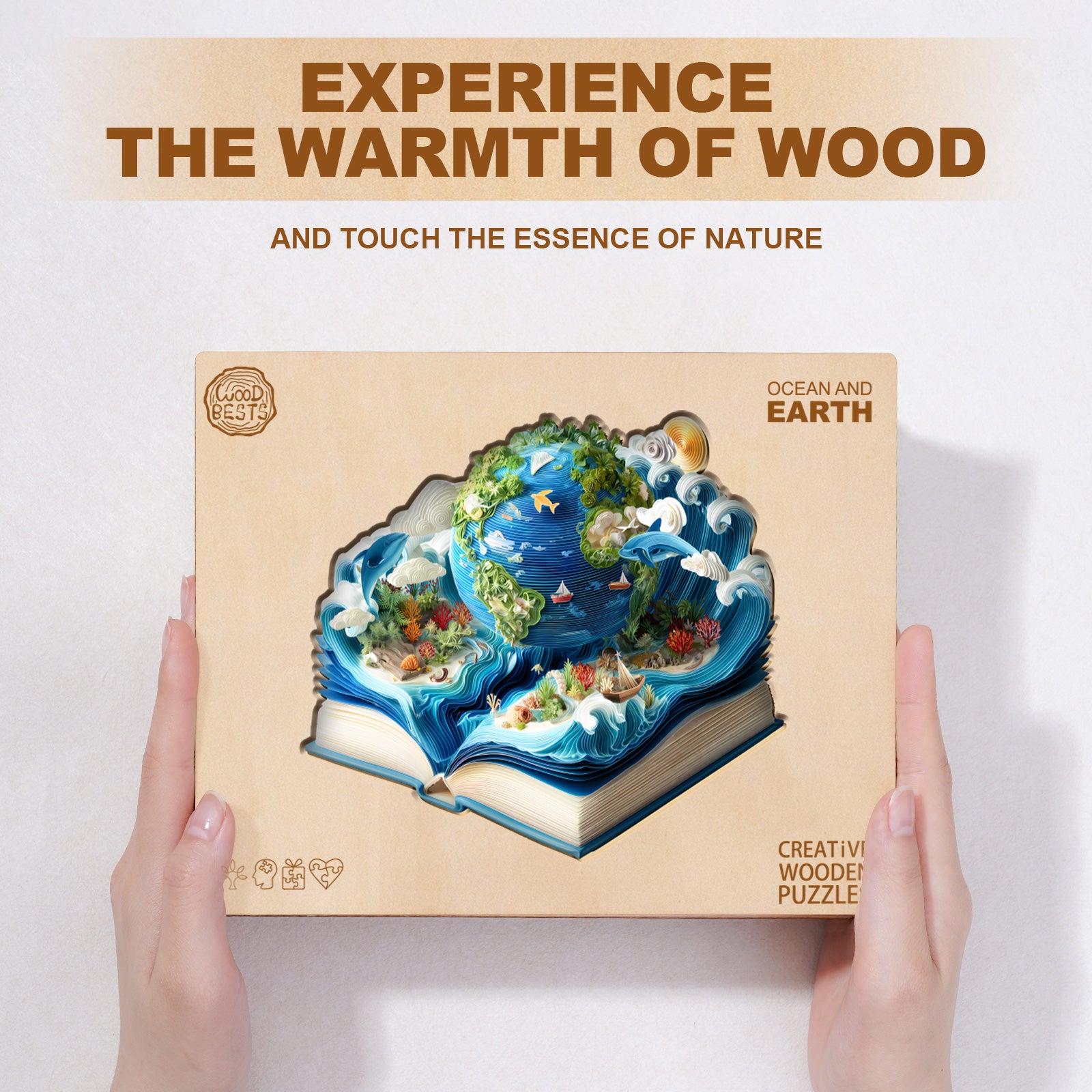 Ocean and Earth Wooden Jigsaw Puzzle